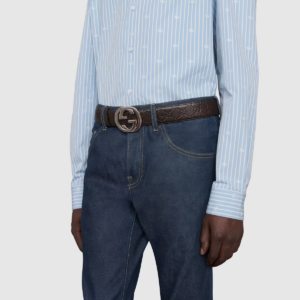 Alternative view of Thắt Lưng Gucci Signature Leather Belt 411924-CWC1N-2140