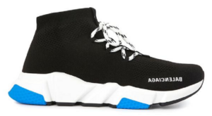 Giay Balenciaga Speedrunner Race Up Sneakers 'Black Blue' 587289-W1721-1022