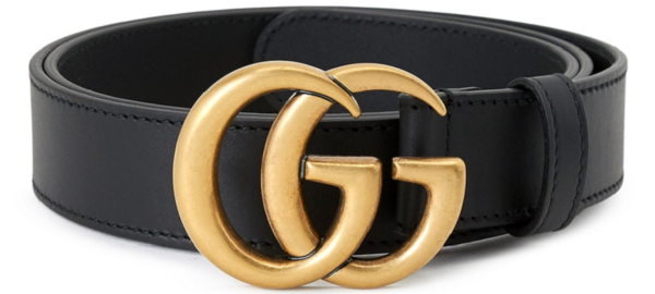 That Lung Gucci Double G 'Black' 414516-AP00T-1000