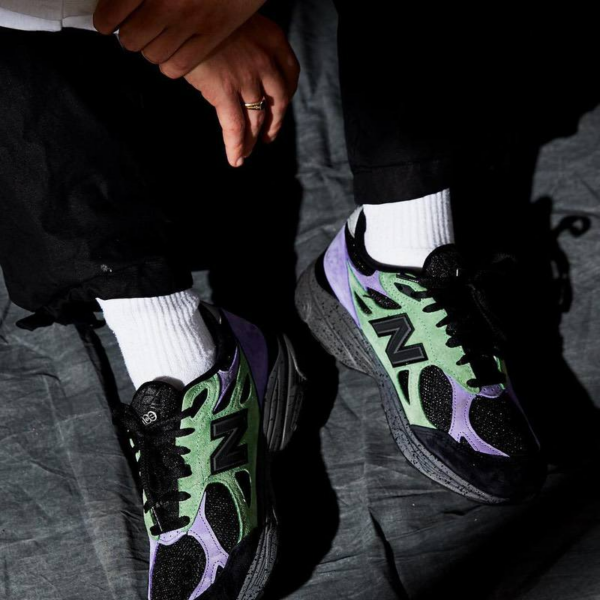 Giày New Balance Stray Rats x 990v3 Made in USA 'The Joker' M990SK3 - Ảnh 2