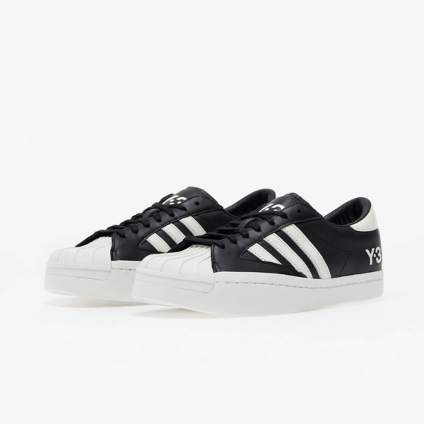 Giày Adidas Y-3 Yohji Star 'Black White' H02578 - Ảnh 3
