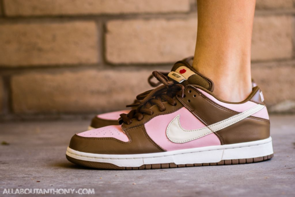 Giày Nike Stüssy x Dunk Low Pro SB 'Cherry' 304292-671 - Ảnh 4