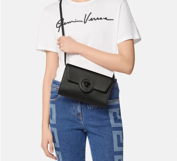 Túi Versace La Medusa Long Wallet Black 1000814-DVIT2T-K41NV - Ảnh 3
