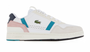 Giày Lacoste Women's T-Clip Leather and Synthetic Trainers 7-41SFA00261R4