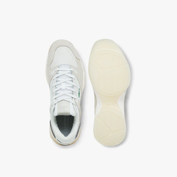 Giày Lacoste Men's T-Point Leather and Suede Trainers RZ0101M51C-18C - Ảnh 5