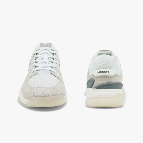 Giày Lacoste Men's T-Point Leather and Suede Trainers RZ0101M51C-18C - Ảnh 4