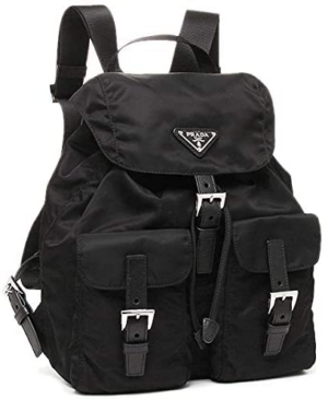Alternative view of Balo Prada Triangle Logo Nylon Pocket Backpack Small 1BZ677-V44-F0002