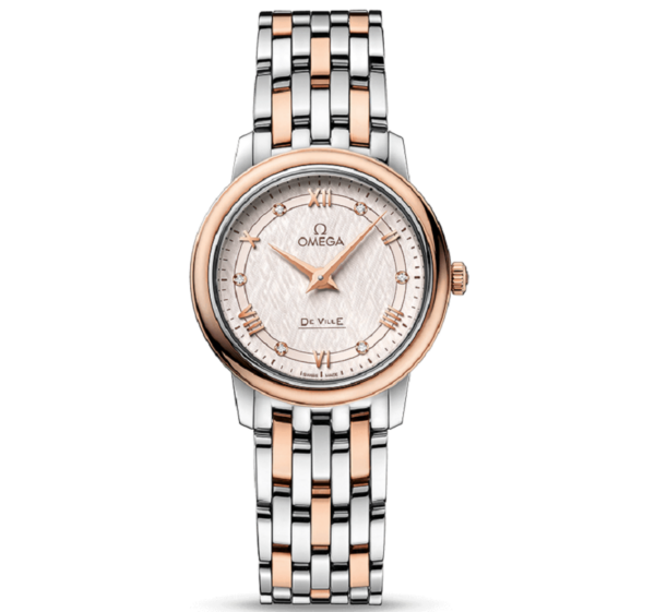 Đồng Hồ Omega De Ville 'Diamond Silver' 424-20-27-60-52-003