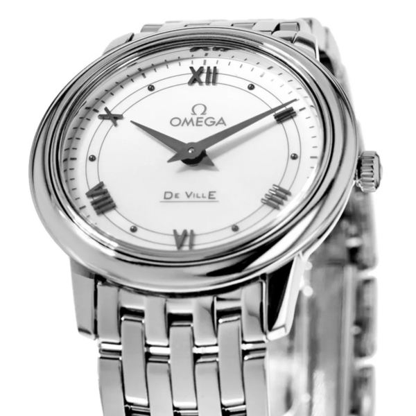 Đồng Hồ Omega De Ville Silver Dial Ladies Watch 'Silver' 424-10-27-60-04-001 - Ảnh 2