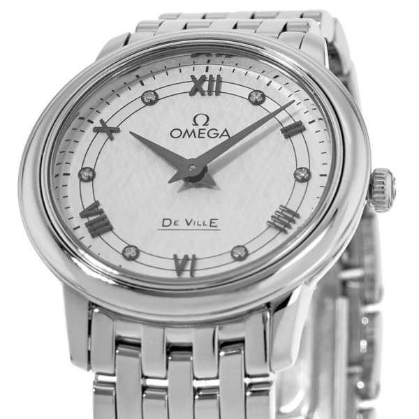 Đồng Hồ Omega De Ville Prestige 'White Silver' 424-10-27-60-52-002 - Ảnh 2