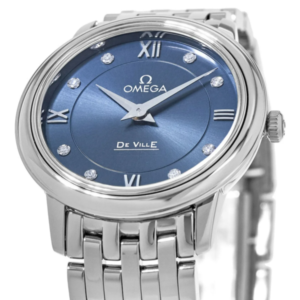 Đồng Hồ Omega DeVille Prestige Watch 'Blue Diamond' 424-10-27-60-53-001 - Ảnh 2