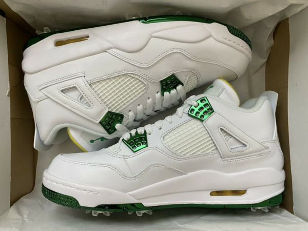 Giày Golf Nike Air Jordan 4 Golf 'Masters Tournament' CZ2439-100 - Ảnh 6