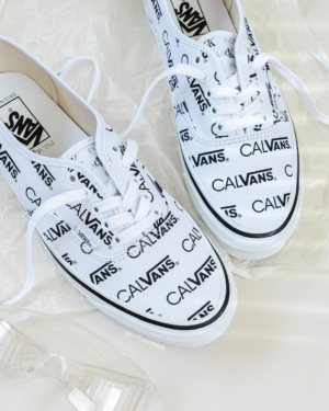 Giay Vans x Palace x CK1 Authentic Calvans 'True White' VN0A5FBDQLZ