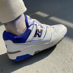 Alternative view of Giày New Balance 550 Lakers 'White Infinity Blue' BB550WTN