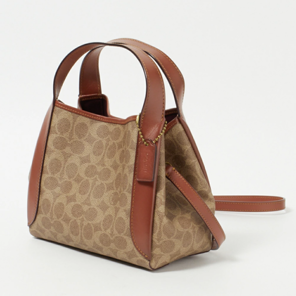Túi Coach Hadley Signature Shoulder Hobo Bag 79251 B4NQ4 - Ảnh 4