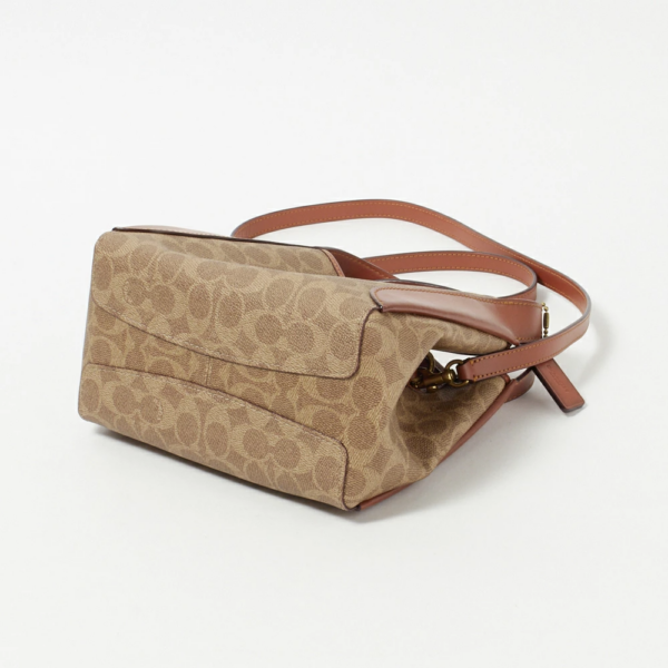 Túi Coach Hadley Signature Shoulder Hobo Bag 79251 B4NQ4 - Ảnh 6