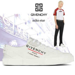 Alternative view of Giày Givenchy Labelruso Tennis Light Sneakers BH001TH0L9-100