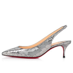 Alternative view of Giày Christian Louboutin With Heel Silver 3210204KATESLINGSV20