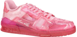 Giày Louis Vuitton Trainer 'Rose' 1A8KJO