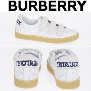 Alternative view of Giày Burberry Fabric Leather White 80054541