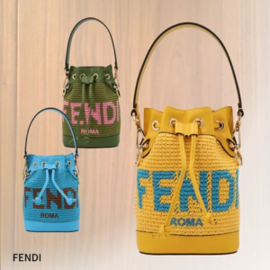 Alternative view of Túi Fendi Bucket with Logo 'Yellow' 8BS010AFQLF1EEV