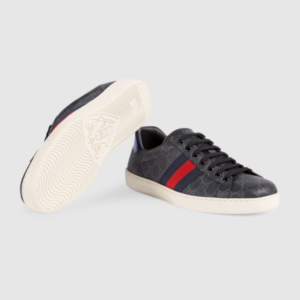 Giày Gucci Ace GG Supreme 'Black Grey' 429445-K2LH0-1130 - Ảnh 6