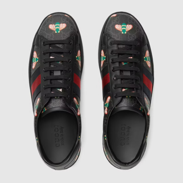 Giày Gucci Bee Print Ace Sneaker ‎429445-UIE10-1095 - Ảnh 3