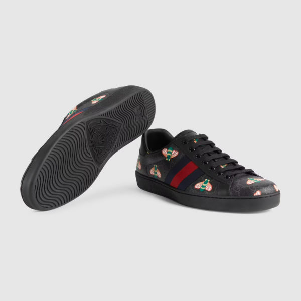 Giày Gucci Bee Print Ace Sneaker ‎429445-UIE10-1095 - Ảnh 5