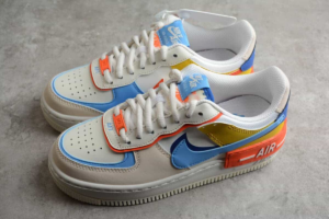 Giay Nike Air Force 1 Low Shadow Sail 'Orange University Blue' CI0919-115
