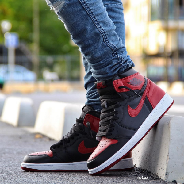 Giày Nike Air Jordan 1 Retro Bred 'Banned' (2016) 555088-001 - Ảnh 3