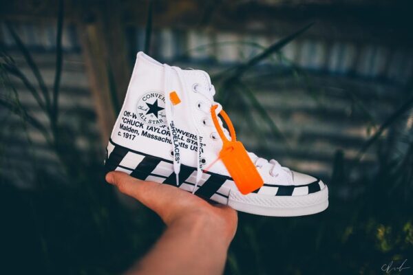 Giày Converse Off-White x Chuck 70 'White' 163862C - Ảnh 2