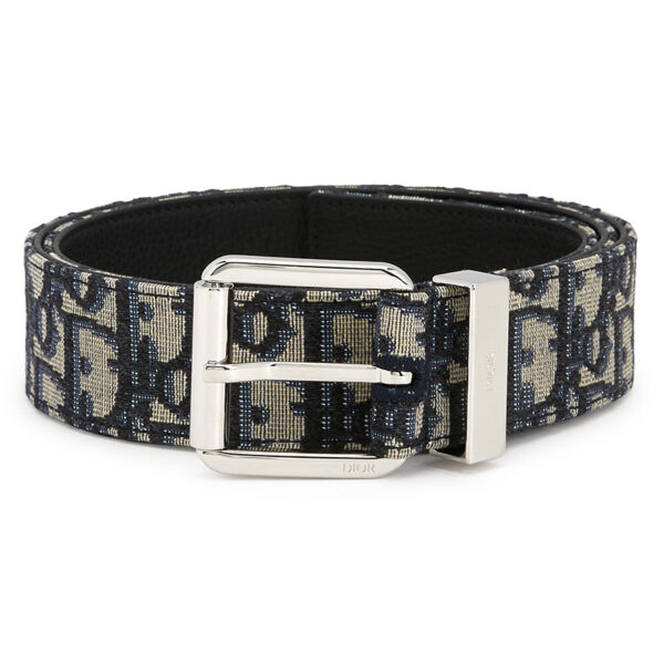 Thắt Lưng Dior Homme 21FW Oblique Logo Jacquard Belt 4333PLYSE H05E - Ảnh 2
