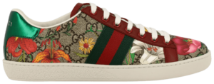 Giày Gucci Wmns Ace GG Supreme Low 'Flora Print Red' 433900-HT520-8490