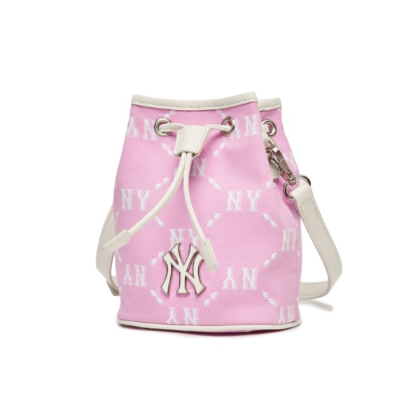 Túi MLB Monogram NY Yankees Mini Bucket 'Pink' 3ABMS022N-50PKS - Ảnh 8