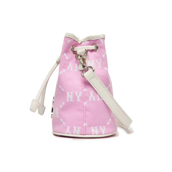 Túi MLB Monogram NY Yankees Mini Bucket 'Pink' 3ABMS022N-50PKS - Ảnh 4