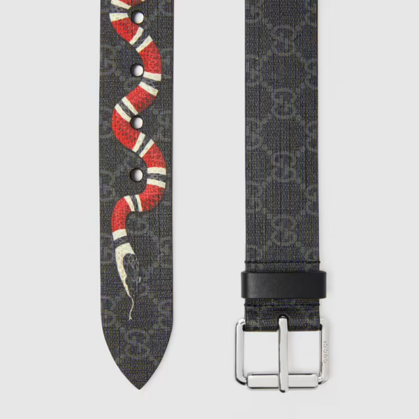 Thắt Lưng Gucci Kingsnake Print Belt 434520-K5O1N-1087 - Ảnh 4