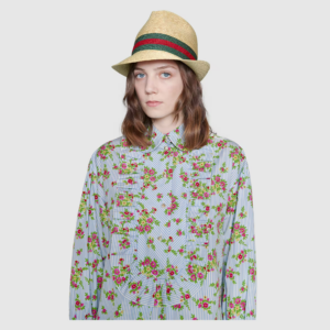 Mu Gucci Woven Straw Bucket 'Beige' 434760-K0M00-9666