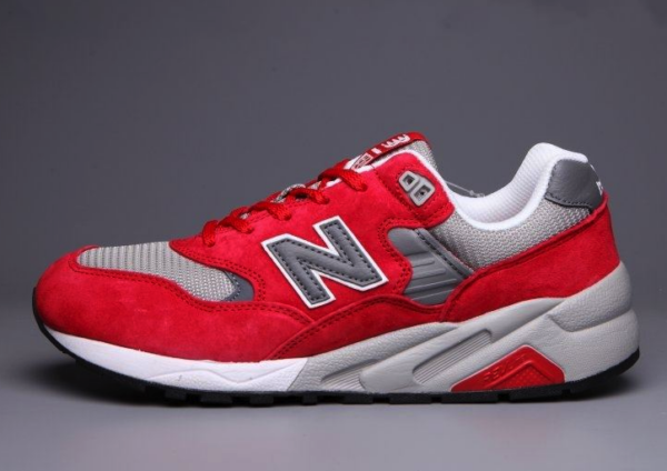Giày New Balance 580 Grey Red MRT580RD - Ảnh 3