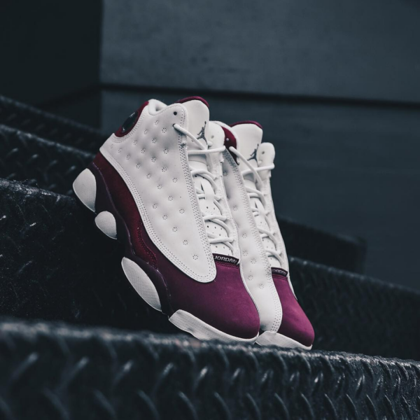 Giày Nike Air Jordan 13 Retro GS 'Bordeaux' 439358-112 - Ảnh 3
