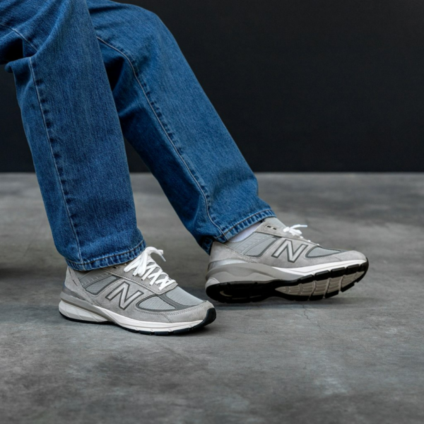 Giày New Balance 990v5 Made In USA 'Grey' M990GL5 - Ảnh 5