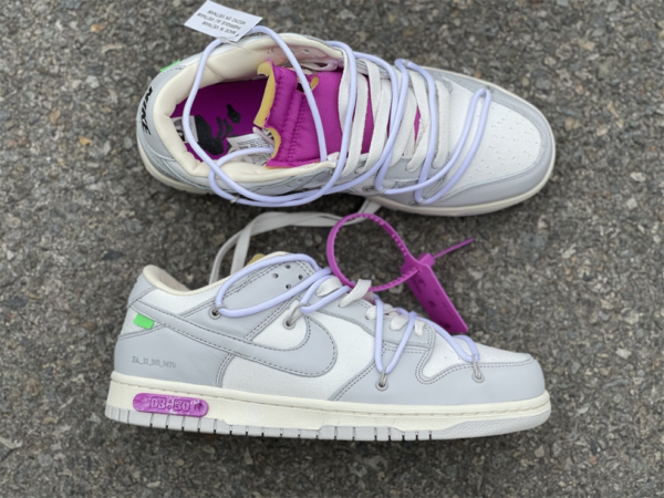 Giày Nike Off-White x Dunk Low 'Lot 03 Of 50' DM1602-118 - Ảnh 5