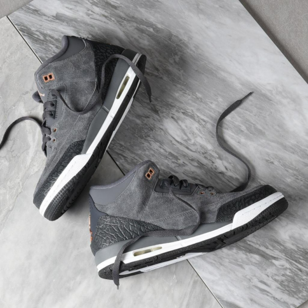 Giày Nike Air Jordan 3 Retro GS 'Anthracite' 441140-035 - Ảnh 6