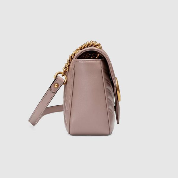 Túi Gucci GG Marmont Matelassé 'Dusty Pink' 443497 DTDIT 5729 - Ảnh 4