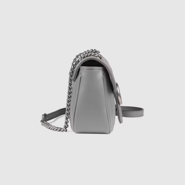 Túi Gucci GG Marmont Small Shoulder Dark Grey ‎443497-UM8AN-1711 - Ảnh 4