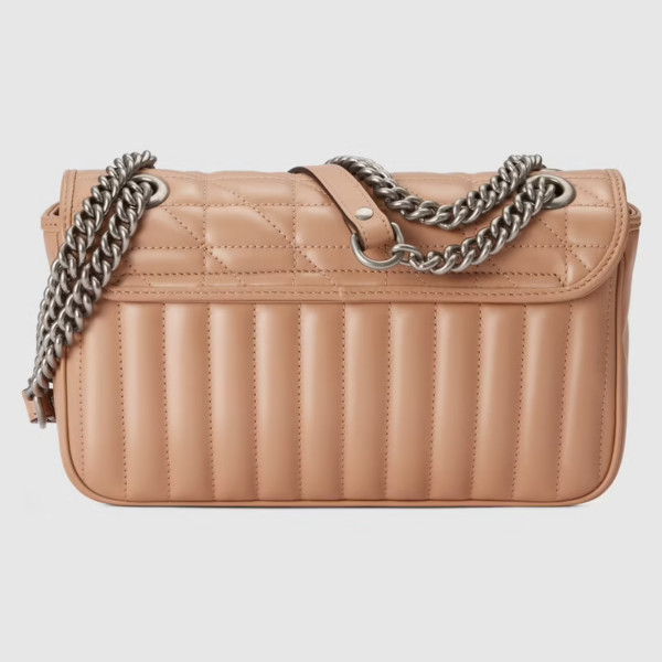 Túi Gucci GG Marmont Small Shoulder Rose Beige Leather 443497-UM8AN-2754 - Ảnh 6