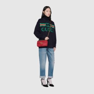 Alternative view of Túi Gucci GG Marmont Matelassé Mini Bag Red 446744 DTDIT 6433