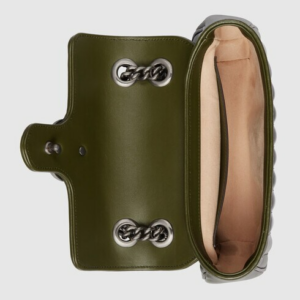Tui Gucci GG Marmont Mini Shoulder Bag 'Green' ‎446744-UM8AF-3352