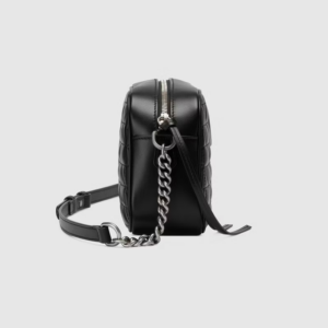 Tui Gucci GG Marmont Small Shoulder Bag 'Black' 447632-UM8BN-1000