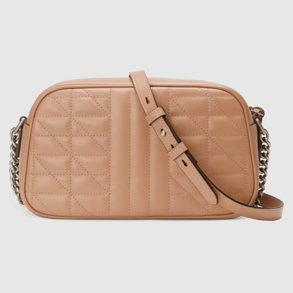 Túi Gucci GG Marmont Small Shoulder Rose Beige Leather 447632-UM8BN-2754 - Ảnh 4