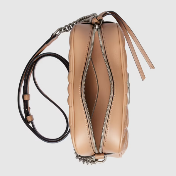 Túi Gucci GG Marmont Small Shoulder Rose Beige Leather 447632-UM8BN-2754 - Ảnh 3